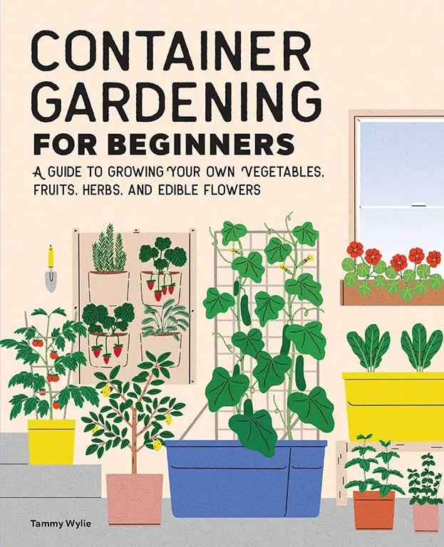 Books on container and vegetable gardening